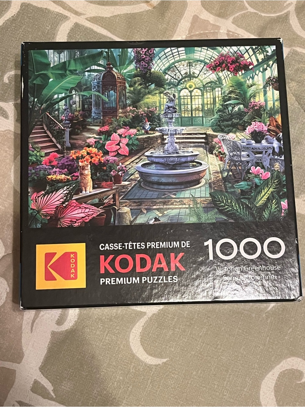 Kodak Victorian Greenhouse Puzzle – Green, Pink, Blue, White